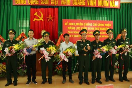 Công ty TNHH MTV đóng tàu Sơn Hải nhận Quyết định công nhận năng lực kiểm định, thử nghiệm