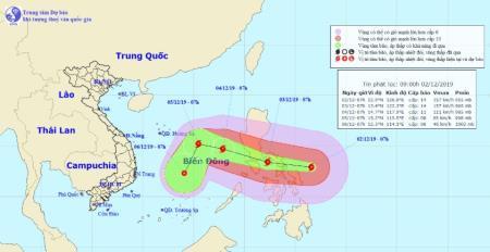 Chủ động ứng phó với diễn biến bão Kammuri trên vùng biển phía Đông Philippines