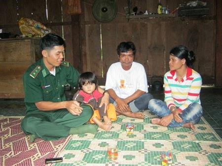 Bố nuôi Biên phòng