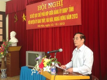 Sơ kết thực hiện Quy chế phối hợp năm 2013