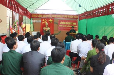 Công bố thành lập Trạm kiểm soát BP Quảng Nham