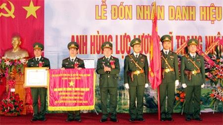 Đồn BP Cửa khẩu quốc tế Cầu Treo đón nhận danh hiệu AHLLVTND
