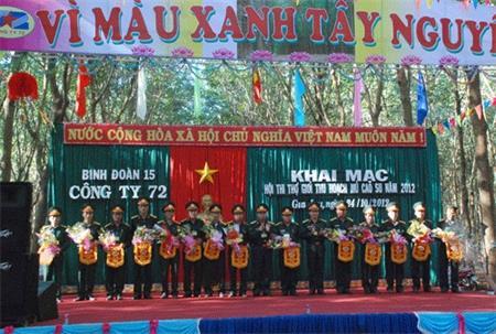 Công ty 72 (Binh đoàn 15): Hội thi thợ giỏi thu hoạch mủ cao su