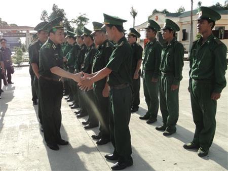 Bộ Tư lệnh làm việc tại BĐBP An Giang