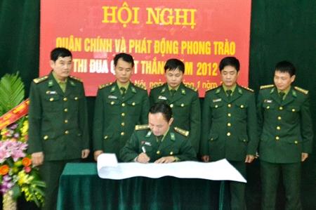 Xưởng sữa chữa vũ khí trang thiết bị kỹ thuật BĐBP hội nghị Quân chính năm 2011