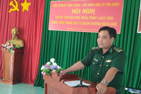 Tuyên truyền pháp luật cho cán bộ, nhân dân khu vực biên giới tỉnh An Giang