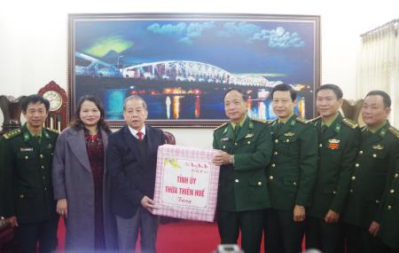 Lãnh đạo tỉnh Thừa Thiên Huế thăm, chúc tết cán bộ, chiến sỹ BĐBP tỉnh