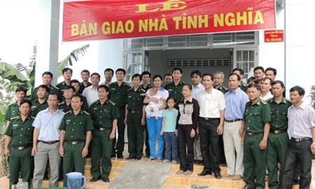BĐBP Tây Ninh: Tặng nhà tình nghĩa cho quân nhân có hoàn cảnh khó khăn trên biên giới