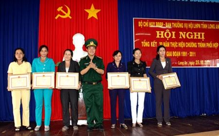 Long An: Công tác phối hợp giữa BĐBP và Hội liên hiệp phụ nữ đạt nhiều kết quả thiết thực