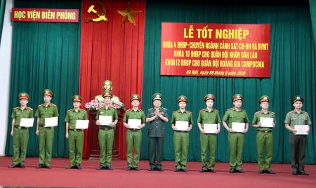 Học viện Biên phòng: Tổ chức lễ tốt nghiệp cho 158 học viên Việt Nam, Lào và Campuchia
