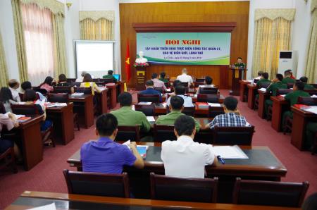 Tập huấn triển khai thực hiện công tác quản lý, bảo vệ biên giới, lãnh thổ