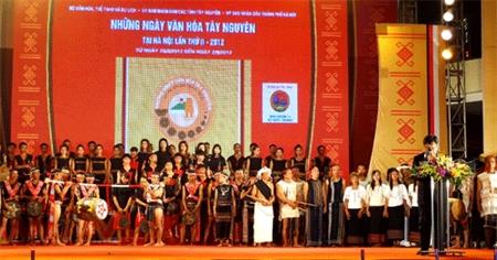 Thủ đô tưng bừng với sắc màu văn hóa Tây Nguyên