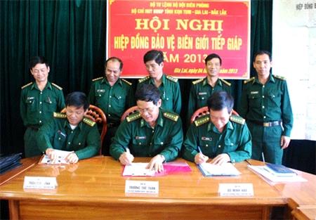Hiệp đồng bảo vệ tốt đoạn biên giới tiếp giáp