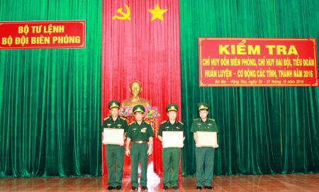 Bế mạc kiểm tra Chỉ huy đồn biên phòng, chỉ huy đại đội, tiểu đoàn HL-CĐ các tỉnh, thành