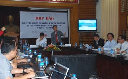Họp báo giới thiệu tuần lễ “Đại đoàn kết các dân tộc-Di sản văn hóa Việt Nam”