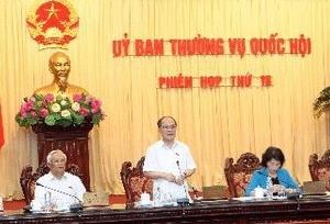 Khai mạc phiên 18 Ủy ban Thường vụ Quốc hội khóa XIII