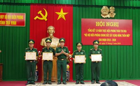 BĐBP Trà Vinh: Tổng kết 10 năm thực hiện phong trào thi đua “BĐBP chung sức xây dựng nông thôn mới”