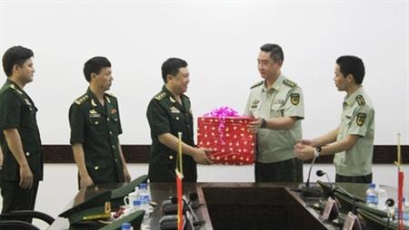 Hội đàm và giao lưu thể thao giữa Đồn BP CKQT Lào Cai với Trạm Kiểm soát CABP Hà Khẩu