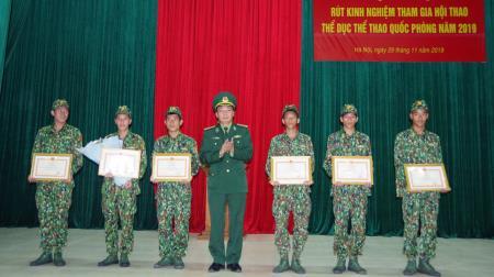 Đoàn Hội thao BĐBP đạt thành tích cao tại Hội thao Thể dục thể thao quốc phòng năm 2019