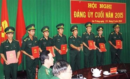 Đảng ủy BĐBP tỉnh Sóc Trăng tổ chức hội nghị tổng kết năm 2015