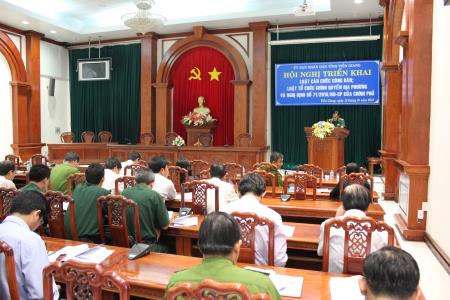 UBND tỉnh Tiền Giang triển khai Nghị định 71 và Chỉ thị 01