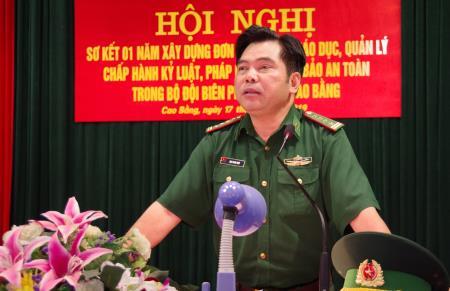 BĐBP Cao Bằng: Sơ kết xây dựng đơn vị điểm về giáo dục, quản lý chấp hành kỷ luật, pháp luật