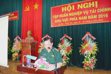 Tập huấn công tác nghiệp vụ tài chính BĐBP khu vực phía Nam