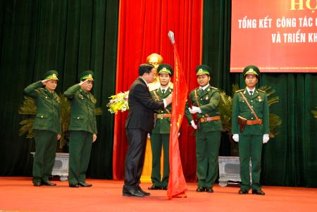 BĐBP Hà Tĩnh đón nhận Huân chương Chiến công hạng Nhất