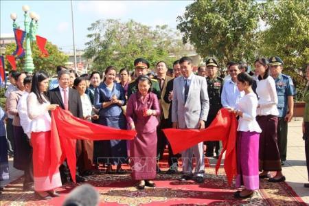 Khánh thành Đài Hữu nghị Việt Nam - Campuchia tỉnh Kampong Cham