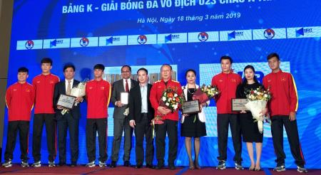 MB tài trợ các trận đấu thuộc bảng K - vòng loại giải bóng đá vô địch U23 châu Á 2020