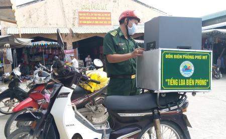 “Tiếng loa Biên phòng” giúp dân nâng cao ý thức phòng dịch