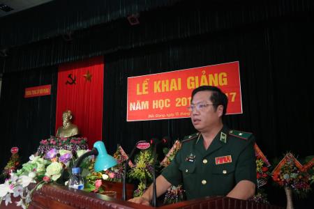 Trường Trung cấp Biên phòng 1 khai giảng năm học mới
