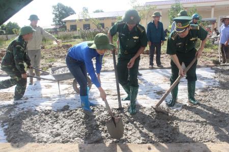 Đồn BP Bắc Sơn hưởng ứng Chiến dịch thanh niên tình nguyện hè 2016