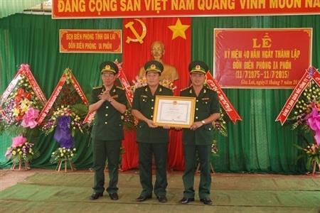 Đồn BP Ia Pnôn, Gia Lai kỷ niệm 40 năm ngày thành lập