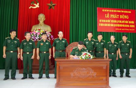 BĐBP Quảng Ngãi phát động thi đua cao điểm “Luyện quân, lập công, quyết thắng”
