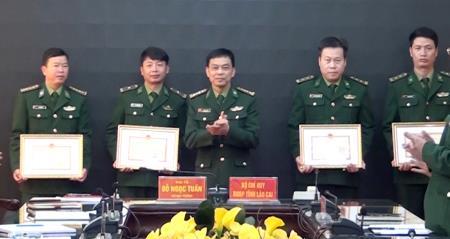 BĐBP Lào Cai khen thưởng Ban chuyên án 457T