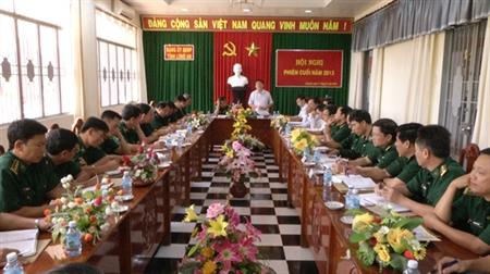 Đảng ủy BĐBP các tỉnh tổ chức Hội nghị phiên cuối năm 2013