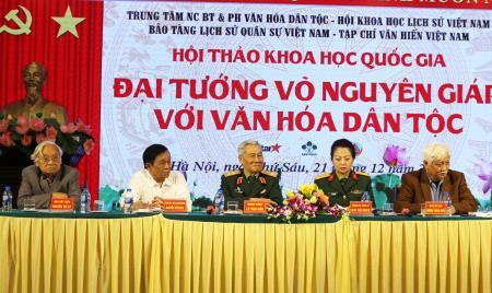 Khẳng định đóng góp của Đại tướng Võ Nguyên Giáp với văn hóa dân tộc