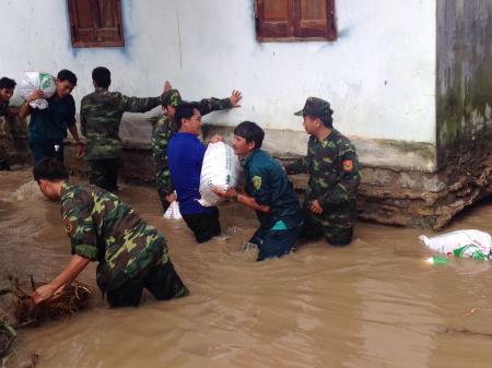 Phát huy vai trò nòng cốt trong phòng chống thiên tai, tìm kiếm cứu nạn