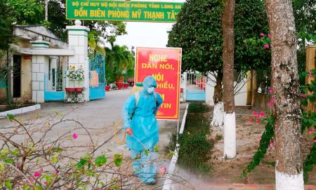 BĐBP Long An chủ động, làm tốt công tác phòng ngừa dịch do virus Corona