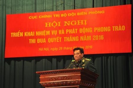 Cục Chính trị BĐBP triển khai nhiệm vụ năm 2016