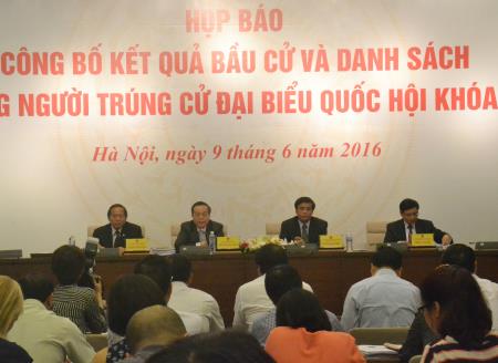 Công bố danh sách 496 đại biểu Quốc hội khóa XIV
