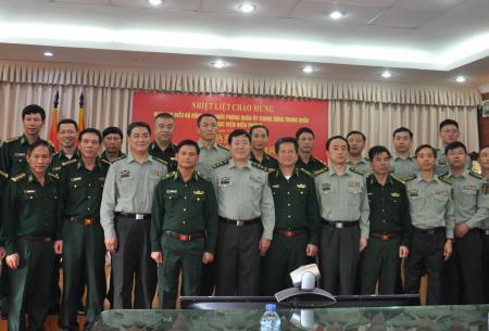 Đoàn công tác Bộ Động viên Quốc phòng Trung Quốc thăm, làm việc tại Học viện Biên phòng