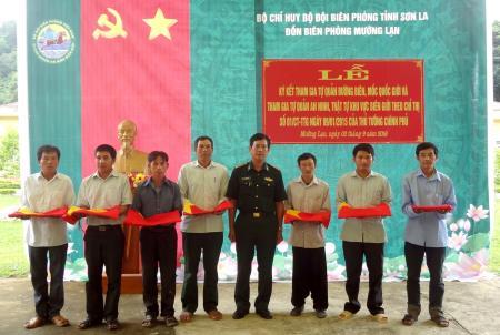 Ký kết tham gia tự quản đường biên, mốc quốc giới và an ninh, trật tự khu vực biên giới