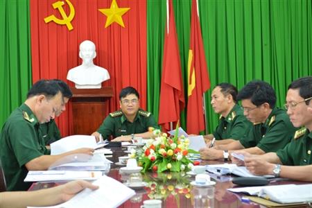 Cục Chính trị BĐBP làm việc với BĐBP Bà Rịa – Vũng Tàu