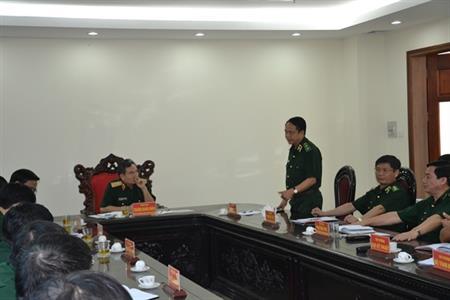 Thượng tướng Trương Quang Khánh làm việc với Bộ Tư lệnh BĐBP về Dự án sửa chữa tàu Gríp
