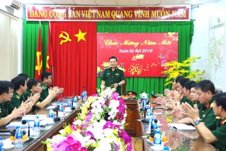 Lãnh đạo Bộ Tư lệnh Quân khu 7 thăm, chúc tết các đơn vị Biên phòng