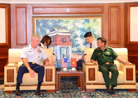 Thiếu tướng Nguyễn Văn Nam tiếp Đoàn Cơ quan Đặc nhiệm liên ngành miền Tây Hoa Kỳ