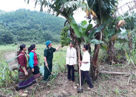 Dấu ấn người cán bộ xã mang quân hàm xanh