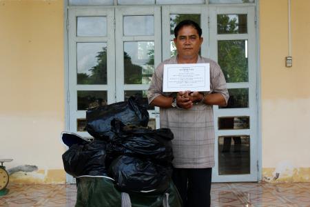 Bắt đối tượng vận chuyển 24 kg cần sa